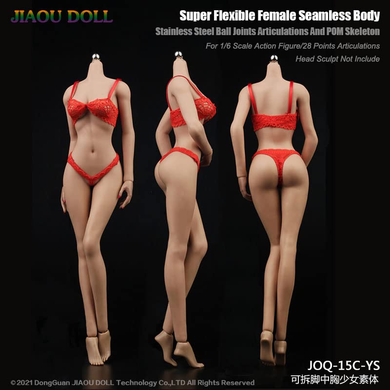 その他 SUPER FLEXIBLE FEMALE SEAMLESS BODY Super-Flexible Female Seamless 1/6 Scale Suntan Large Bust